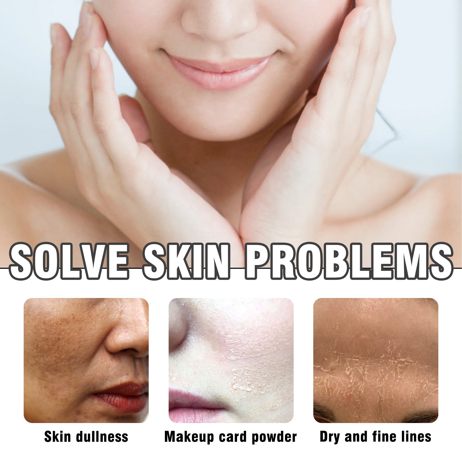 Castor Oil, Multi-Effect Massage Oil For Skin Whitening And Smoothing Hair