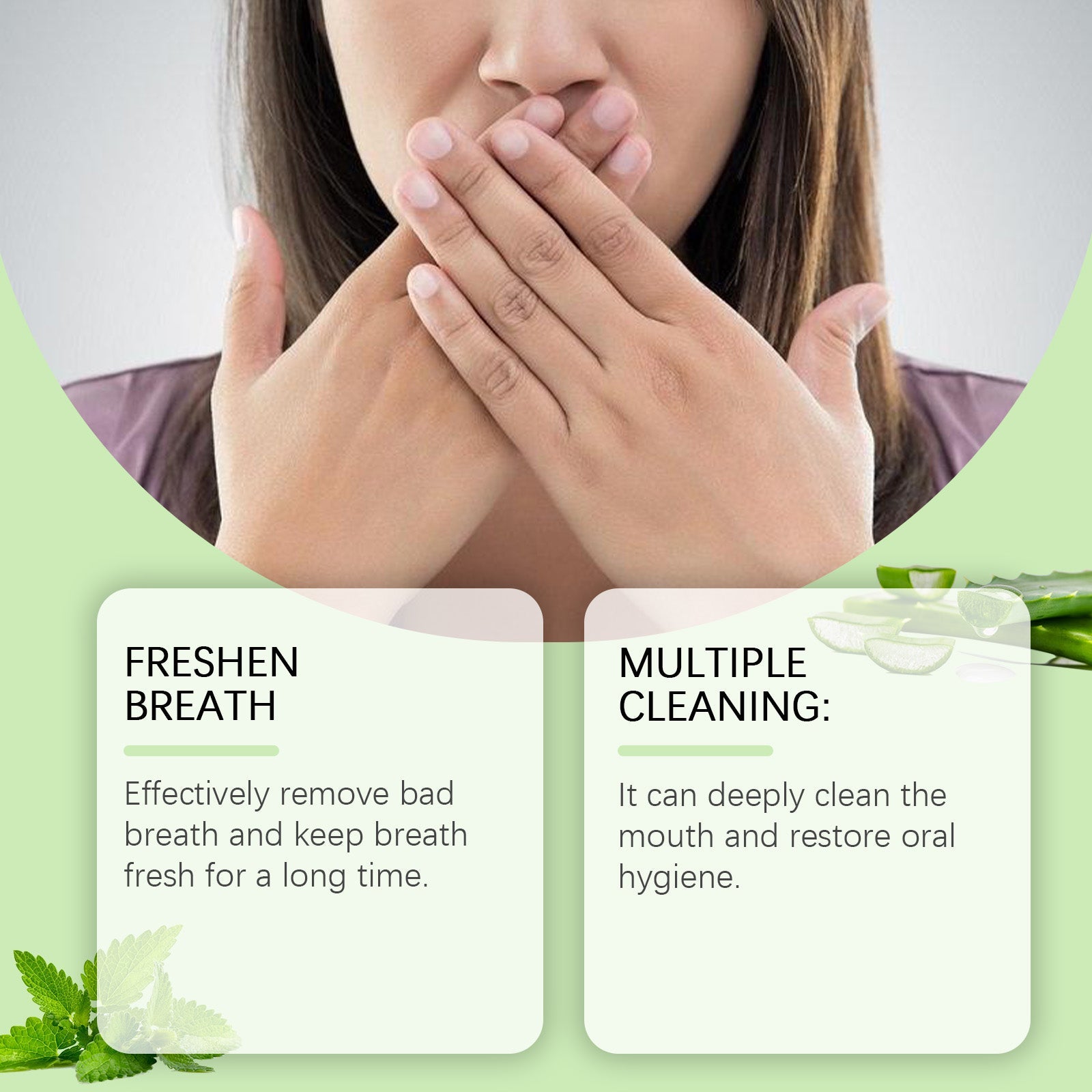 Oral Coconut Mouthwash Oral Odor Cleaning Daily Care Teeth Fresh Cleaning Solution