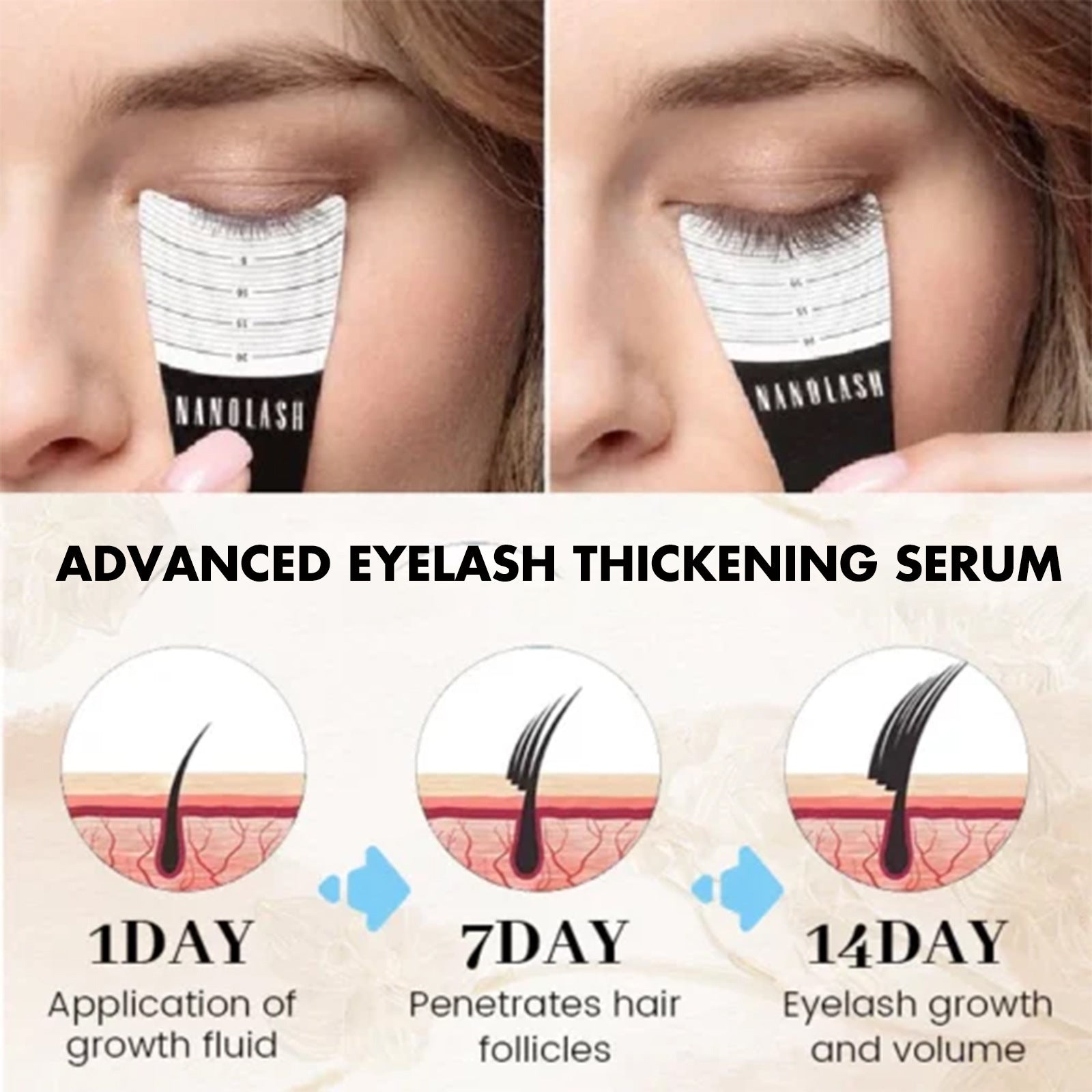 Mascara, Thickly Moisturizes, Slender, Long, Black, Voluminous, Beautiful, Gentle And Long-Lasting