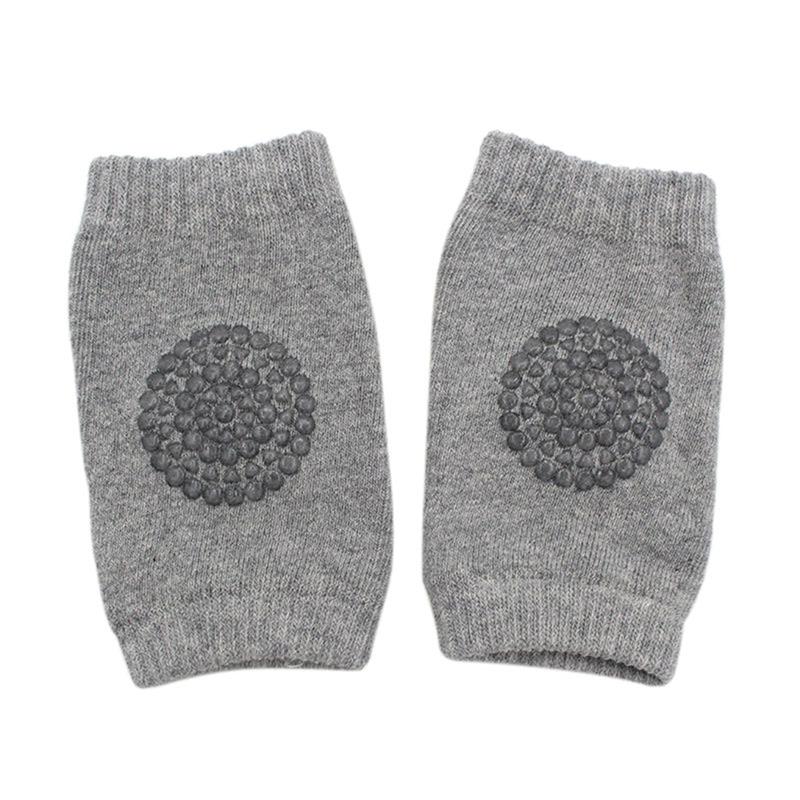 1Pair Soft Anti-slip Safety Crawling Elbow Cushion Knee Pad Semi-combed cotton terry dispensing Baby Infant Born Toddler Kids