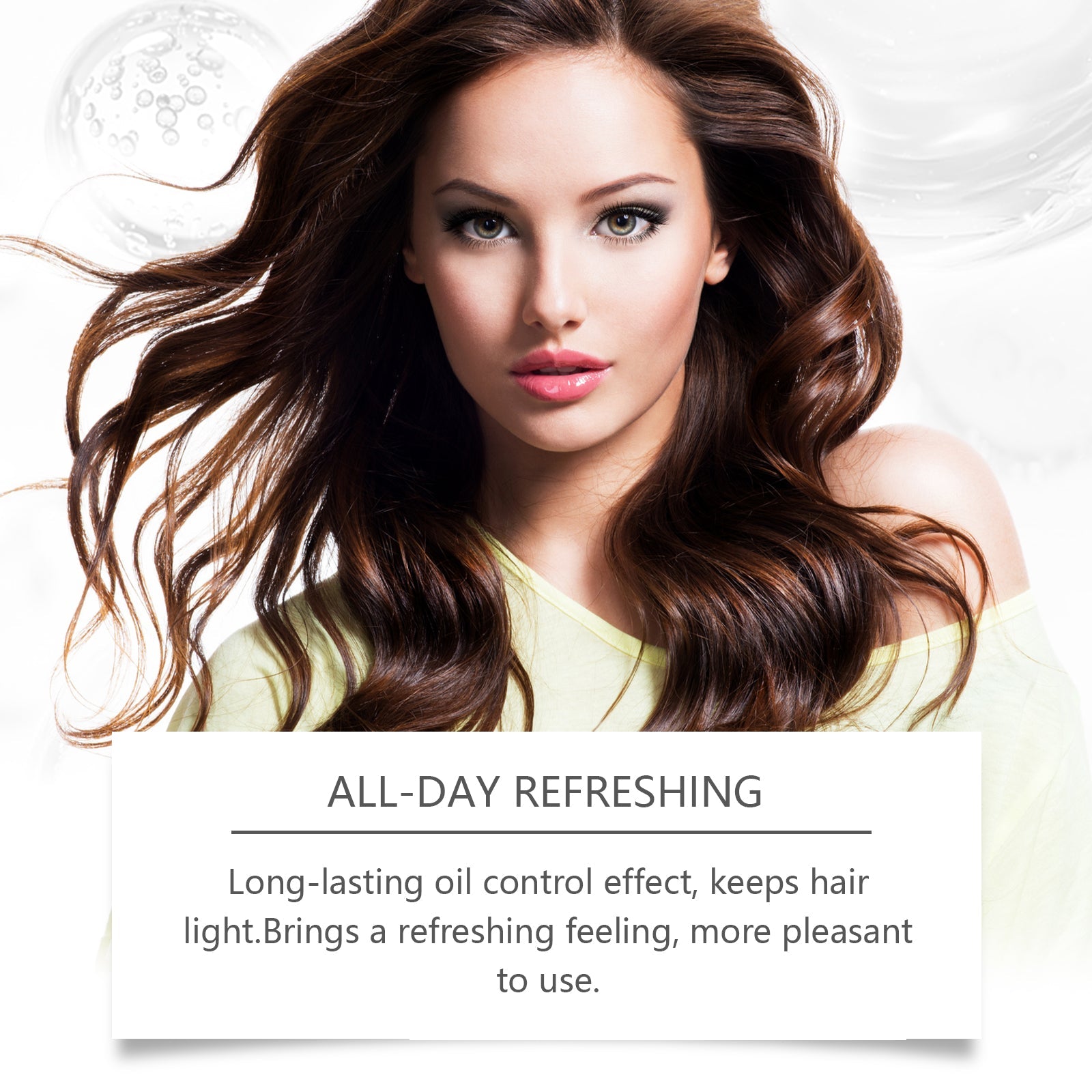 Hair Oil Removal Pomp Powder Oil Control Fluffy, Not Dry, Refreshing, Mild, Natural Light, Not Greasy
