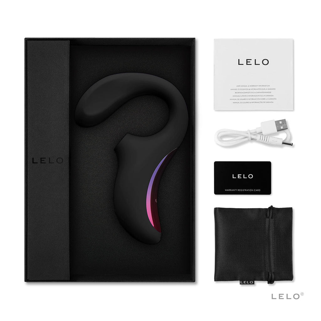 LELO Enigma Dual Sonic Massager - Black