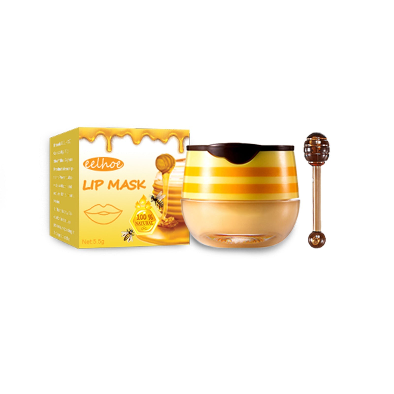 With Lip Brush Natural Honey Lip Film Desalinates Lip Lines Desalinates Lip Color Moisturizes And Moisturizes Lip Film Not Greasy And Easy To Absorb