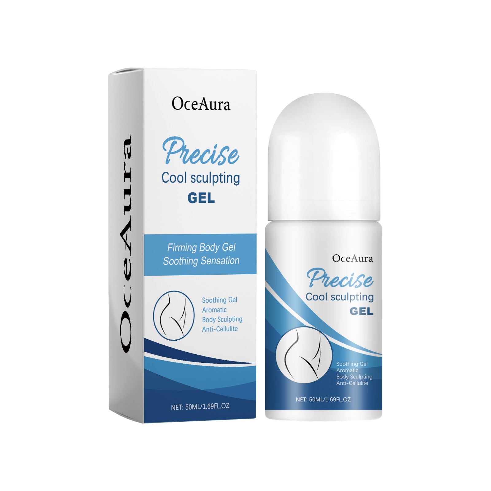 Precise Cool Sculpting Gel, Firming Thigh Muscles Abdominal Fat Shaping Slimming Body Care Ball