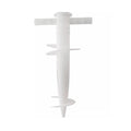 Plastic Adjustable Umbrella Base, Sun, Beach, Terrace, Sand, Ground Fixing Tools (Anchor Bracket, Spiral Tool, Tip Part), 1 Pc