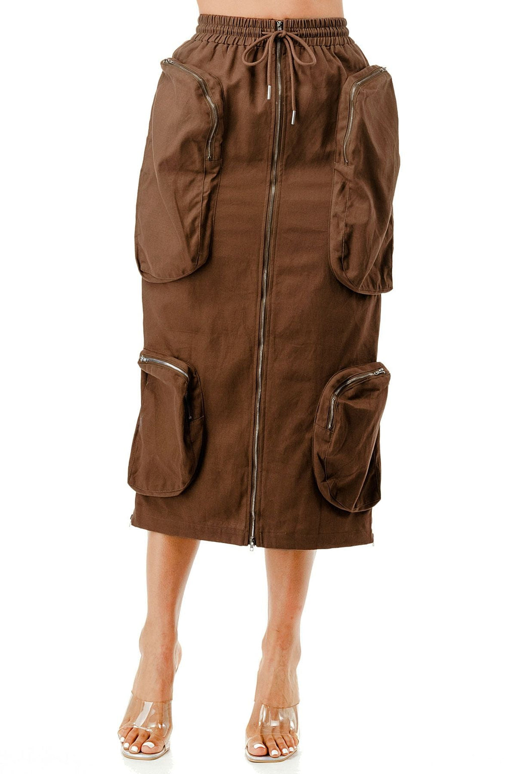 Cargo Midi Skirt