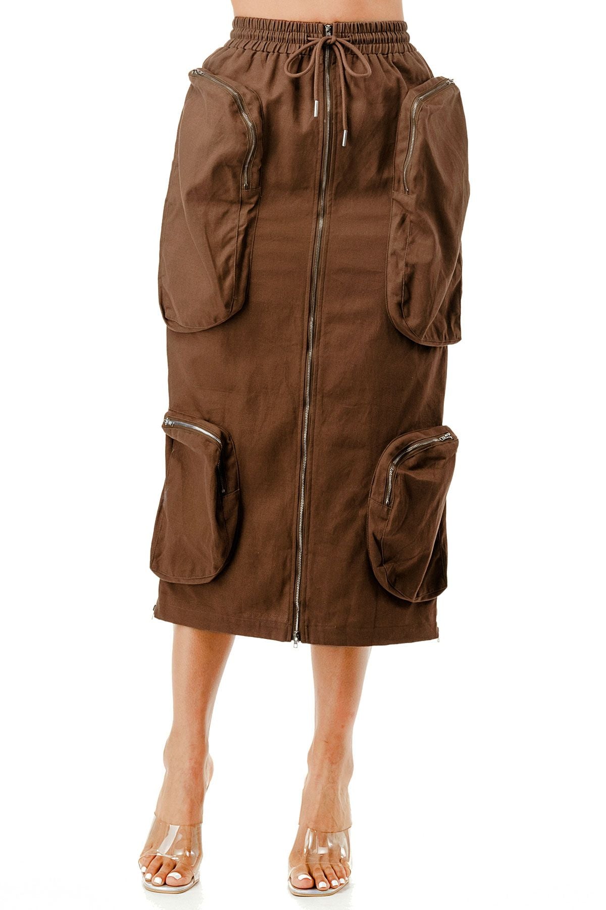 Cargo Midi Skirt