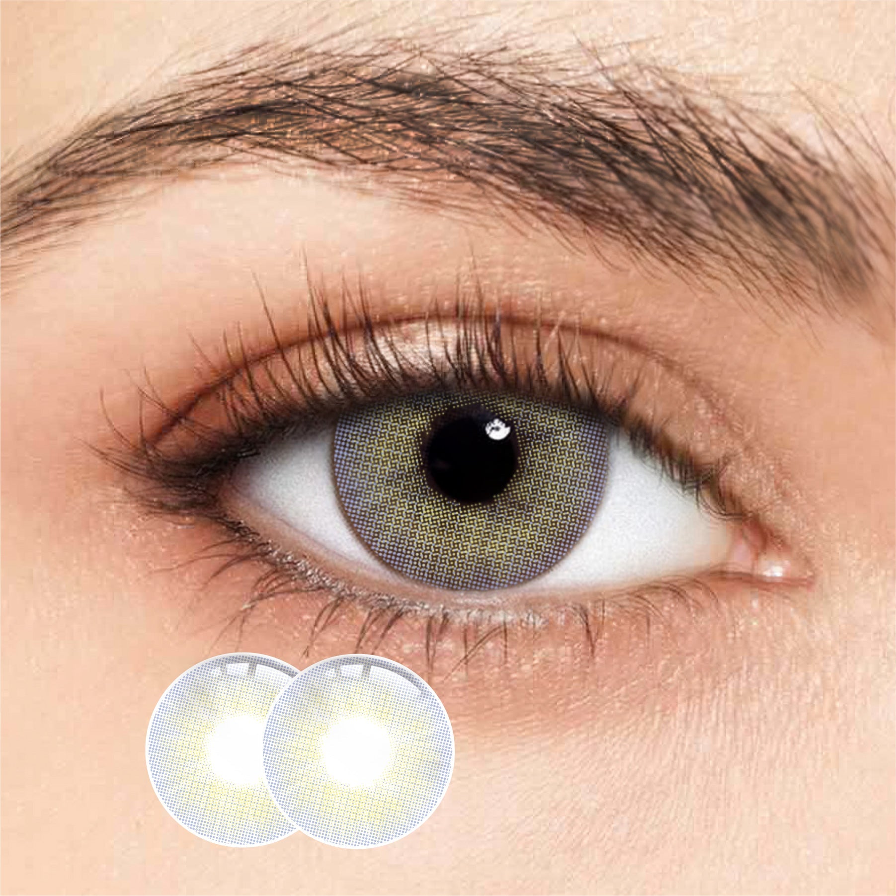 1Pair FDA Certificate Eyes Beautiful Pupil Colorful Girl Cosplay Contact Lenses  MY WAY VIOLET