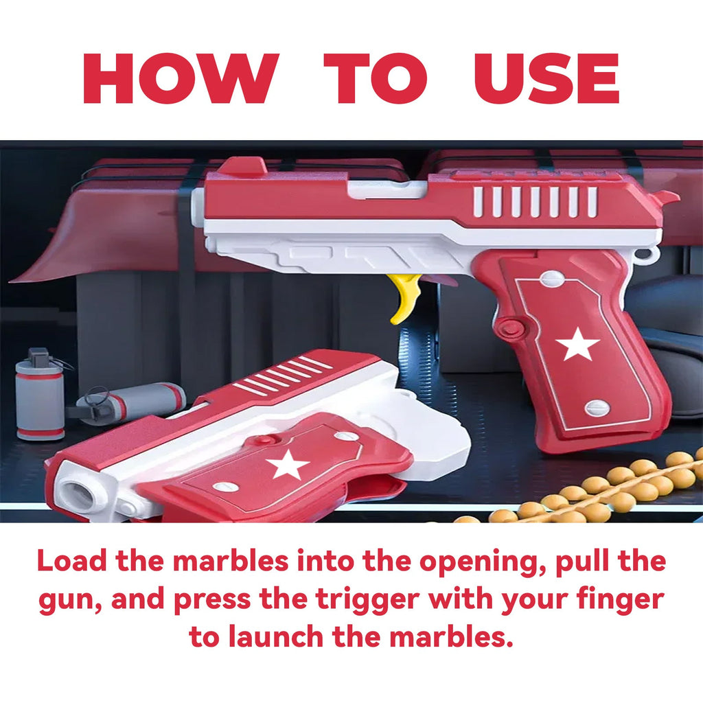 Bullet Toy Gun, Fun Children's Outdoor Interactive Toys Transform Continuous Gift For Boys