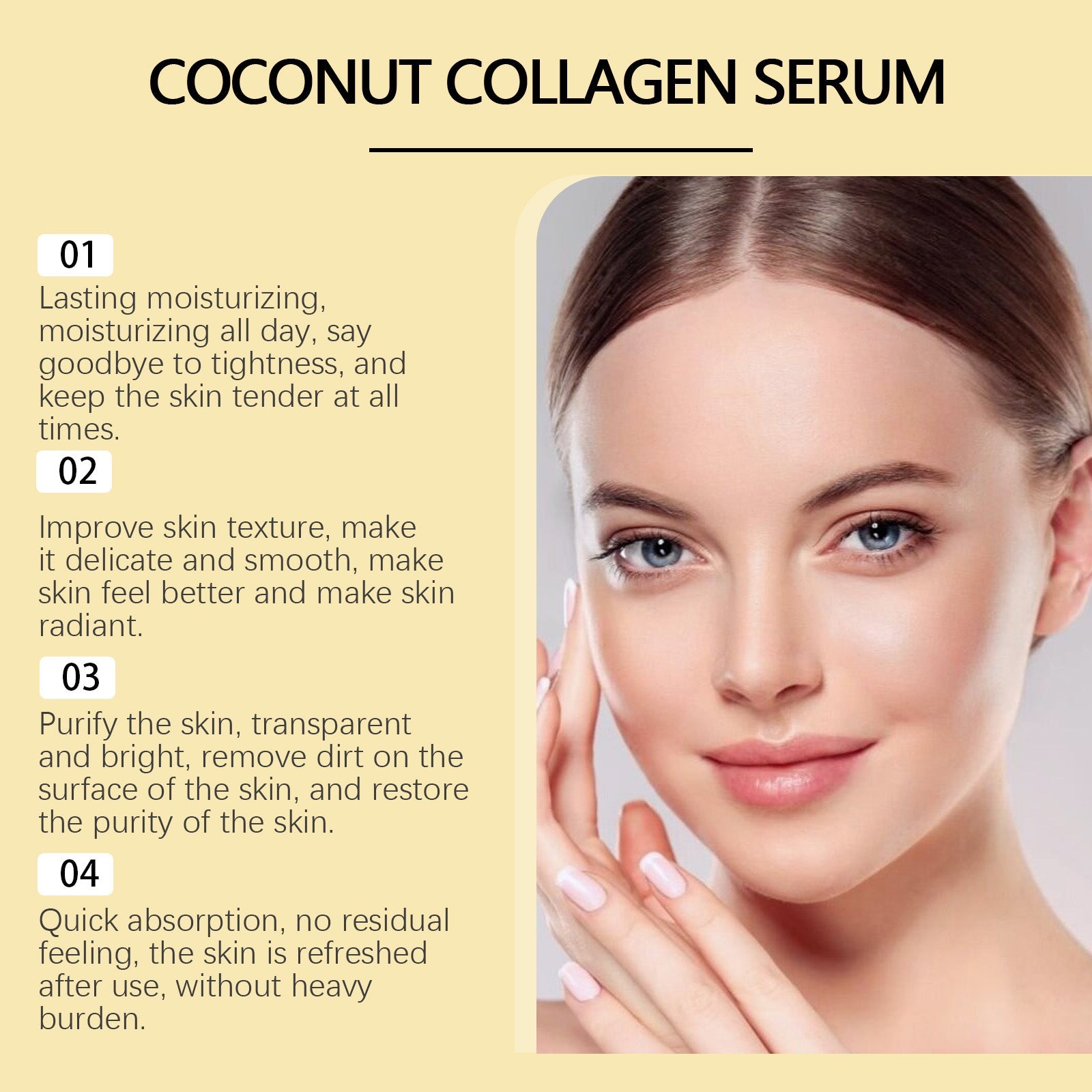 Hyaluronic Acid Facial Essence Gentle Moisturizing Moisturizing Gloss Sensitive Dry Mild Essence