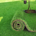 3FTX5FT Outdoor Artificial Grass Runway Blanket, Thick and Realistic Fake Grass Roll Decoration 1.38 "Pile Height
