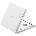 Janeke Silver Handbag Mirror Magnification X3  60x60mm CR400.3