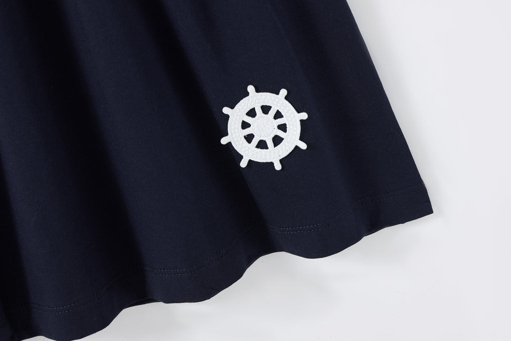 Coastal Navy Dress