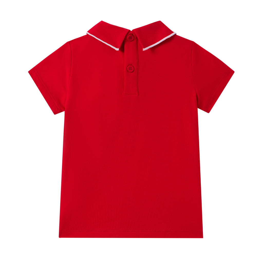 Coastal Red Tie Tee