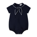 Coastal Navy Girls Romper