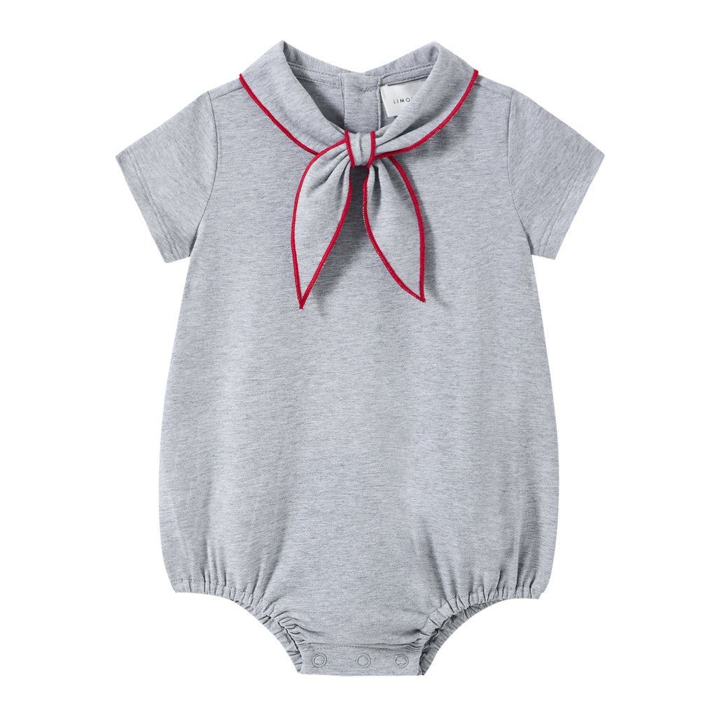 Coastal Grey Girls Romper