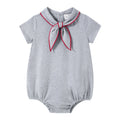 Coastal Grey Girls Romper