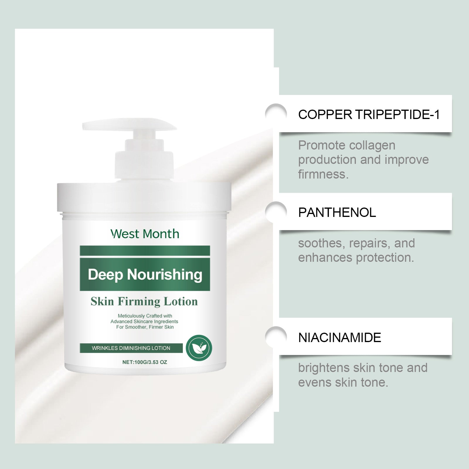 Firming Body Cream, Gentle Moisturizing Body Skin Body Moisturizing Daily Apply Body Cream
