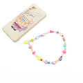 New Soft Ceramic Color Mix And Match Fruit Smiley Beaded Letters To Prevent Mobile Phone Chain Necklace