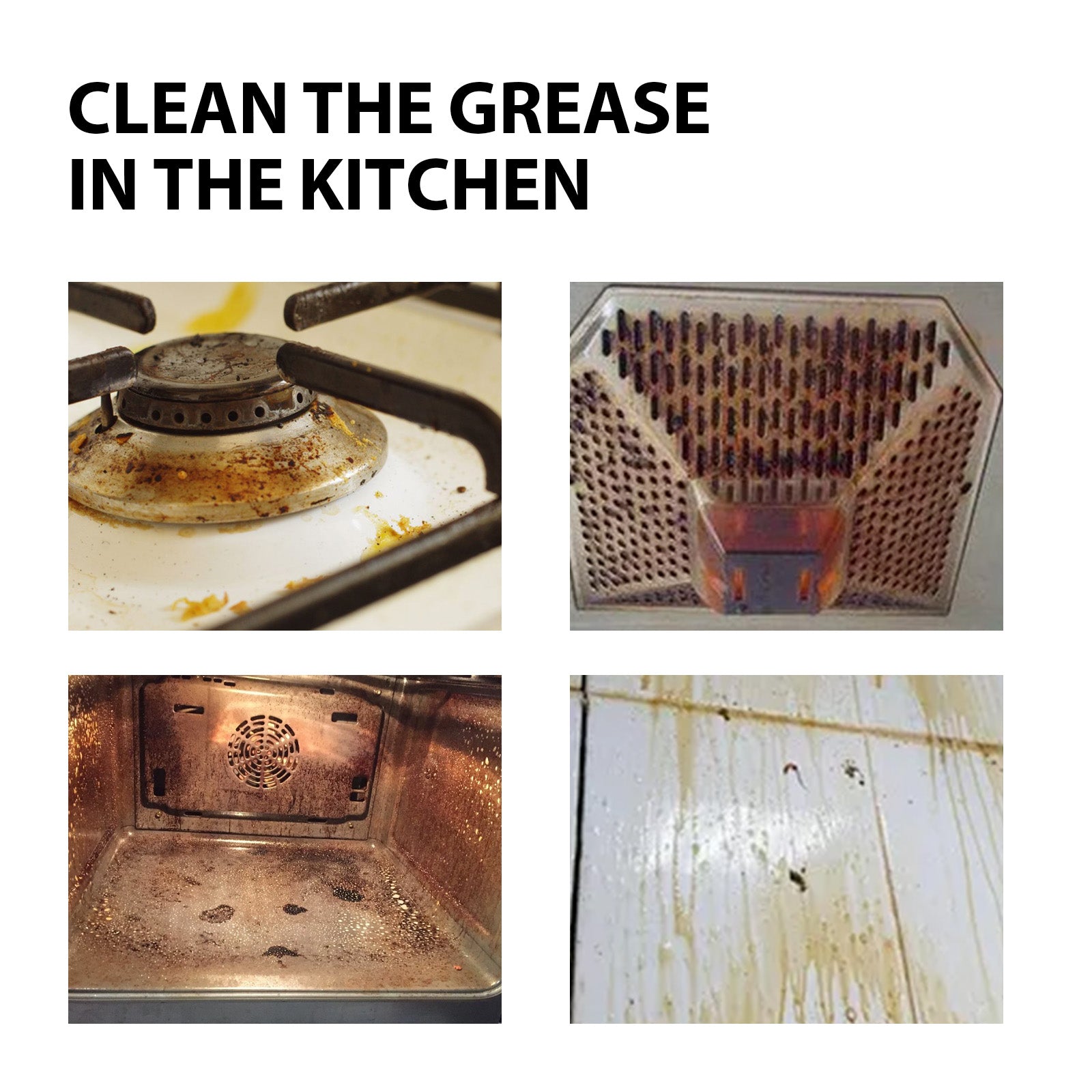 Multifunctional Kitchen Cleaning Tablets, Home Kitchen Stove Kitchen Utensils Stainless Steel Heavy Oil Cleaning And Descaling
