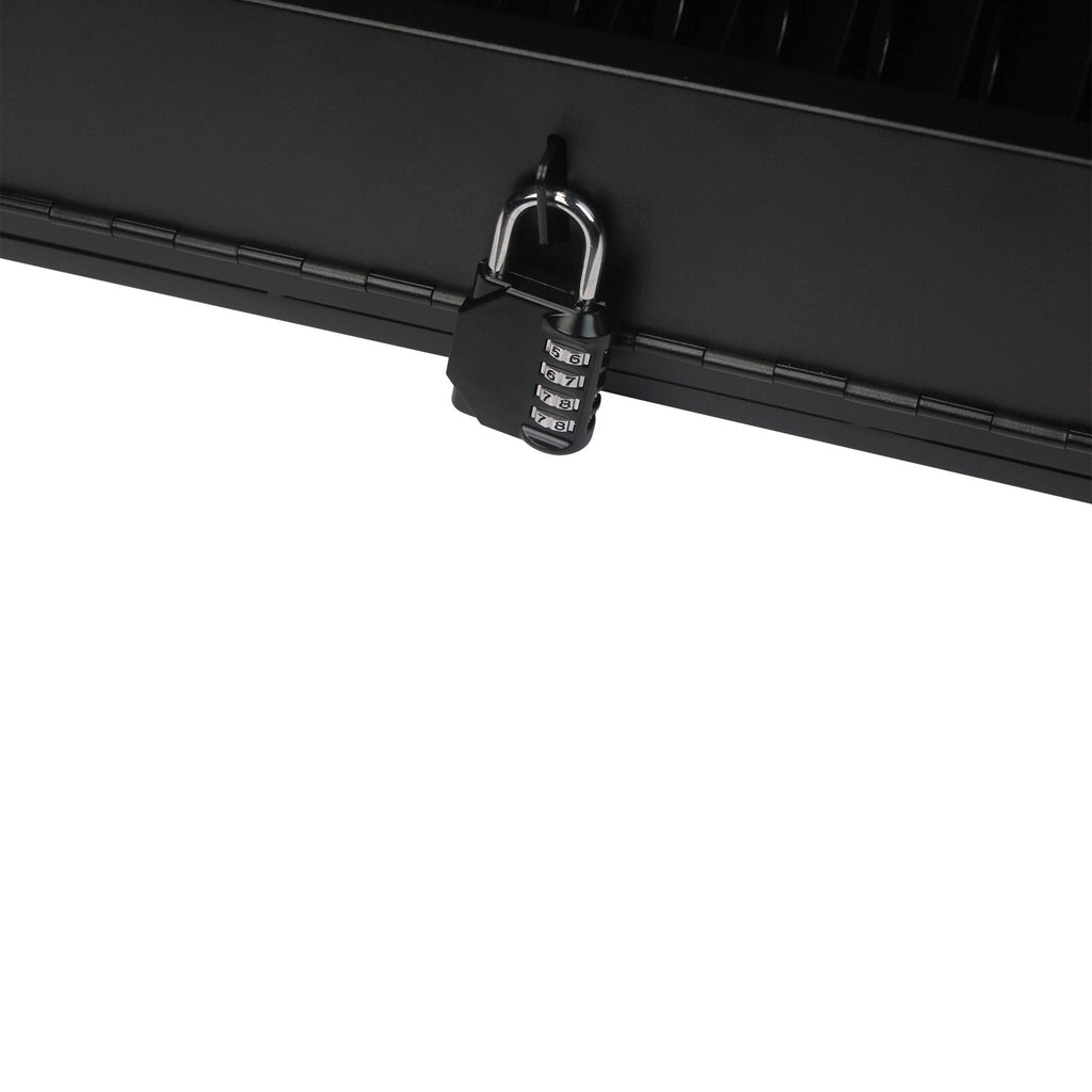 16 Bay Charging Cabinet for Laptop Chromebook Locking Charging Station-BLACK