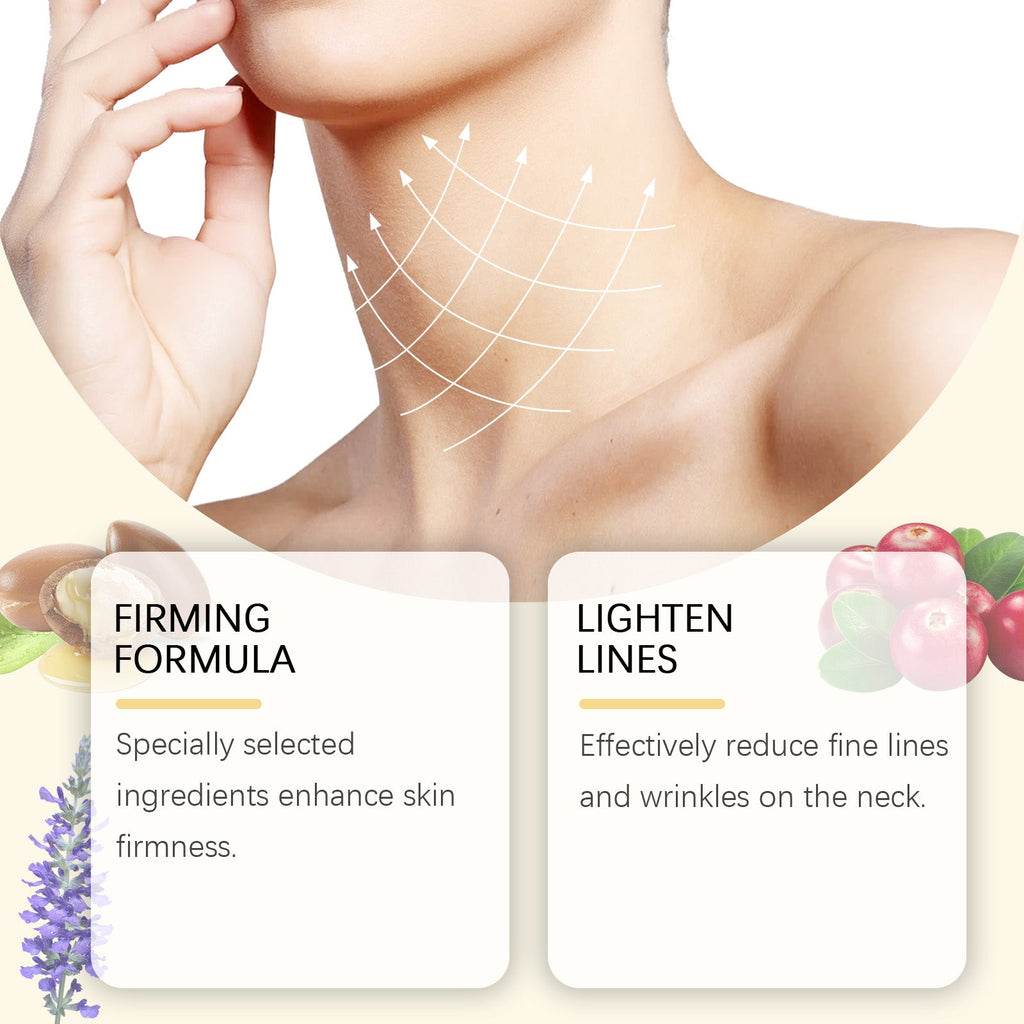 Firming And Whitening Neck Creme Reduces Neck Lines, Moisturizes And Tender Neck Skin