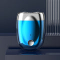 Double headed mini magnetic shaver portable men's electric shaver rechargeable electric shaver