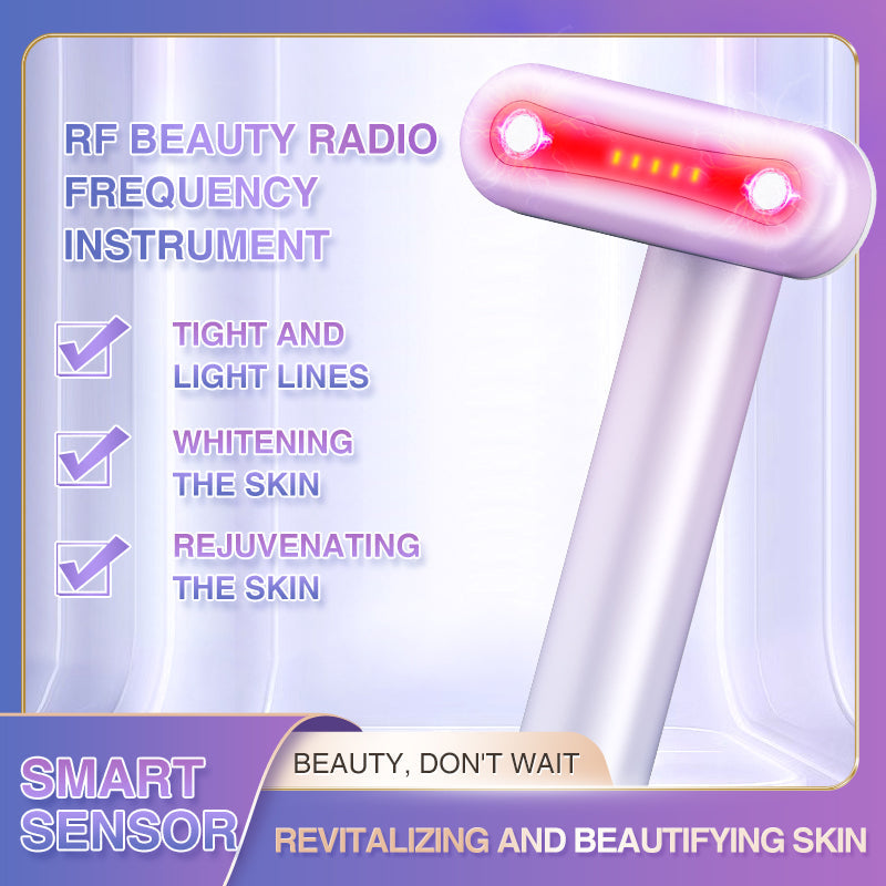 Portable Rechargeable Electric Eye Massager with Microcurrent, Safely Lifting Eye Bags