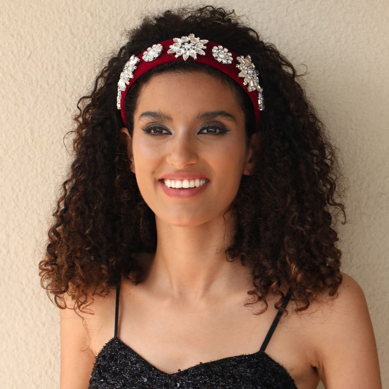 Retro Baroque Pearl Water Diamond Hair Accessories