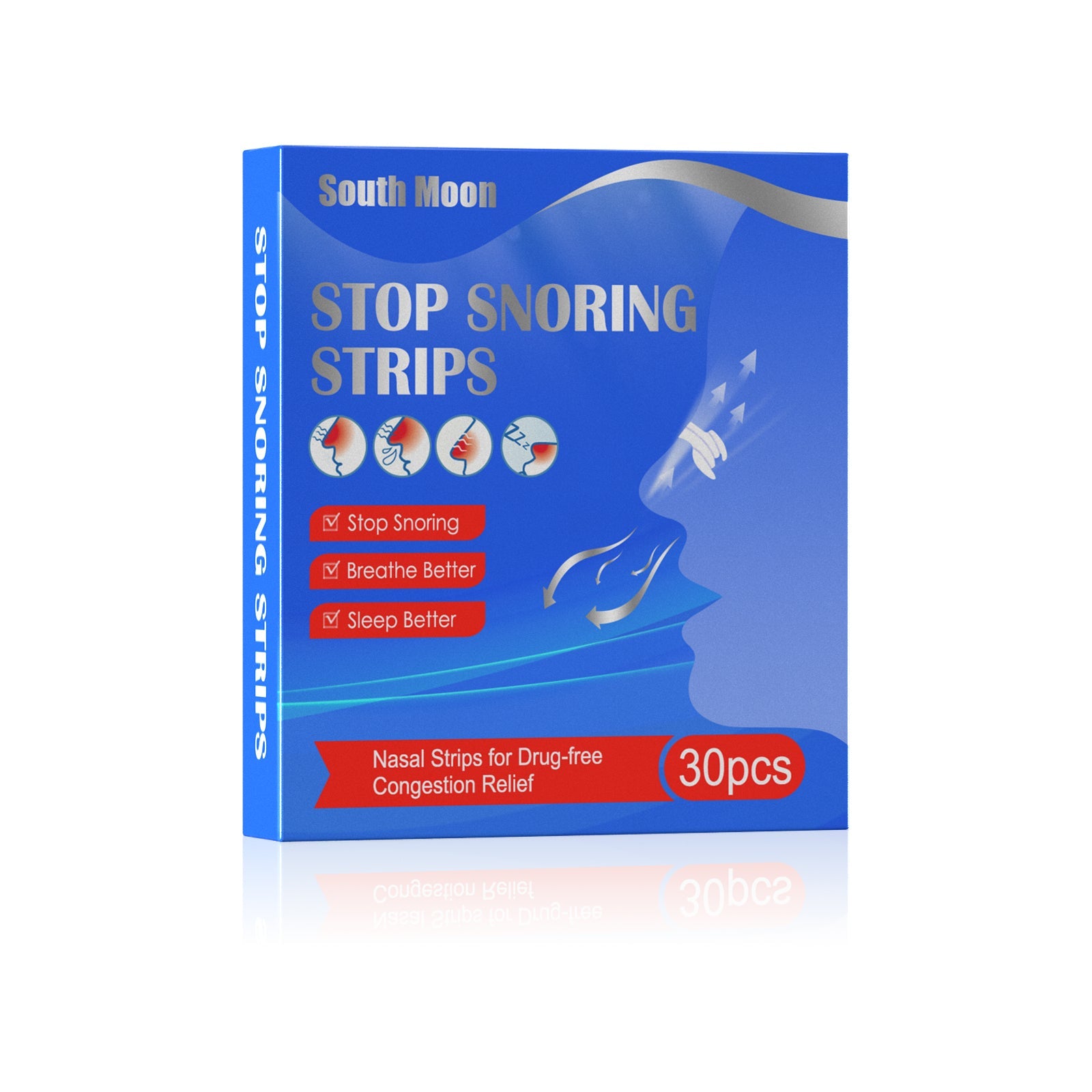 Relieves Nasal Obstruction Nasal Dilation Discomfort Relieves Sleep Disorders Snoring Nose Ventilation Patch