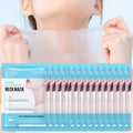 10pcs SADOER Hyaluronic Acid Neck Mask Collagen Firming Neck Masks Nourishing Brightening Beauty Moisturizing Necks Skin Care