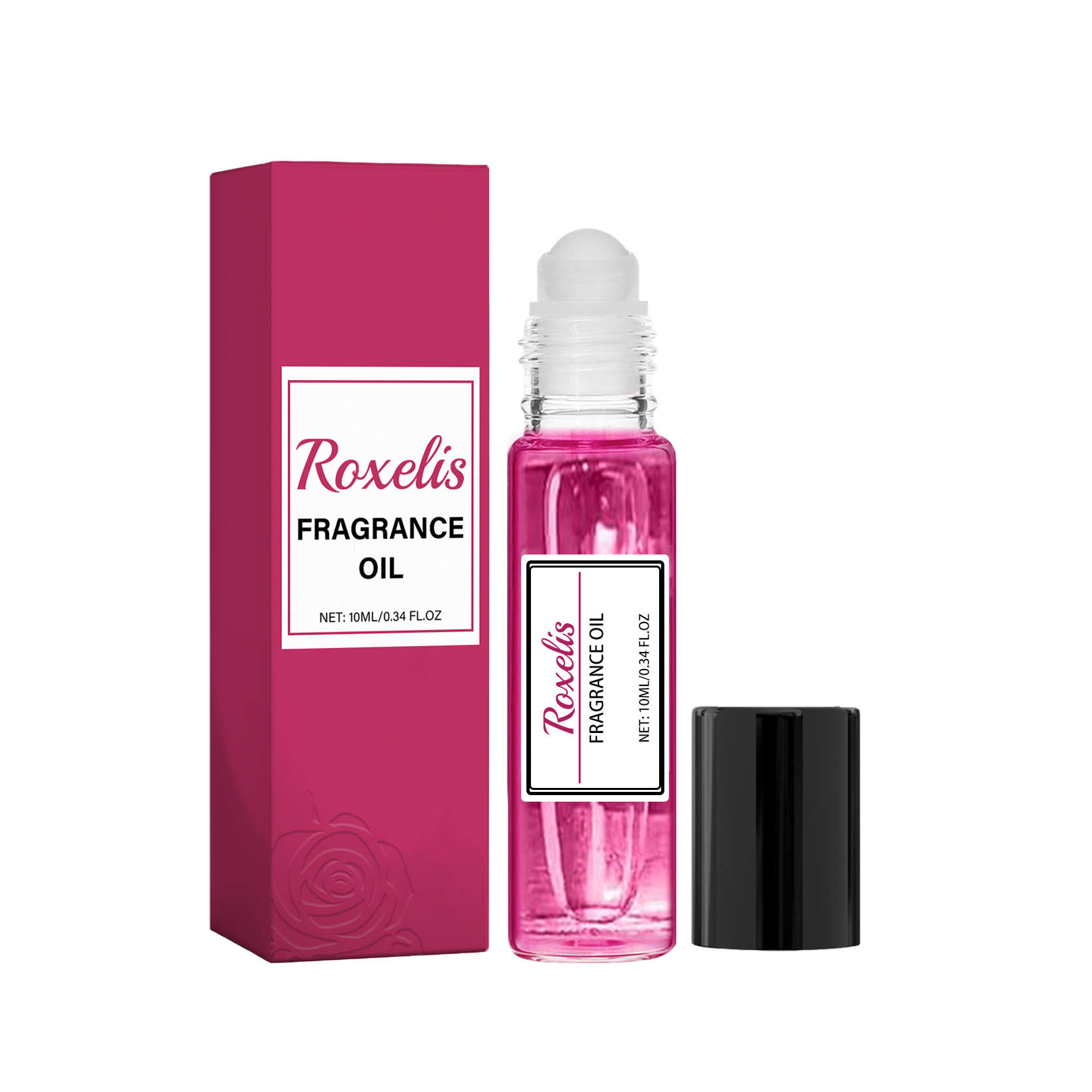 Women's Roll-On Perfume Rose Wrist And Neck With Fragrance Portable Portable Fresh Niche Fragrance Perfume