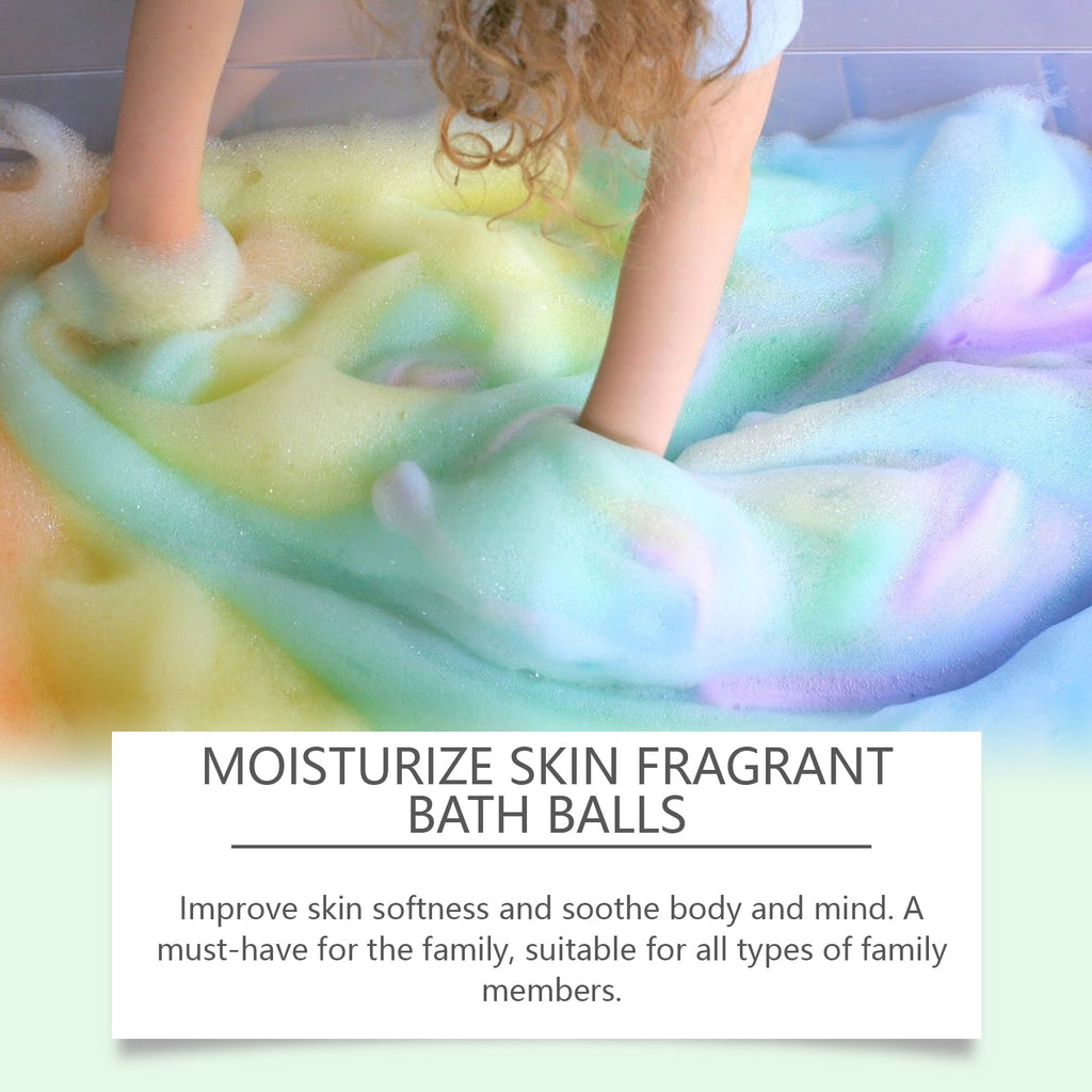 Fragrant Shower Ball, Plant-Scented Shower Ball Cleans And Moisturizes The Body With A Colorful And Fragrant Shower Ball