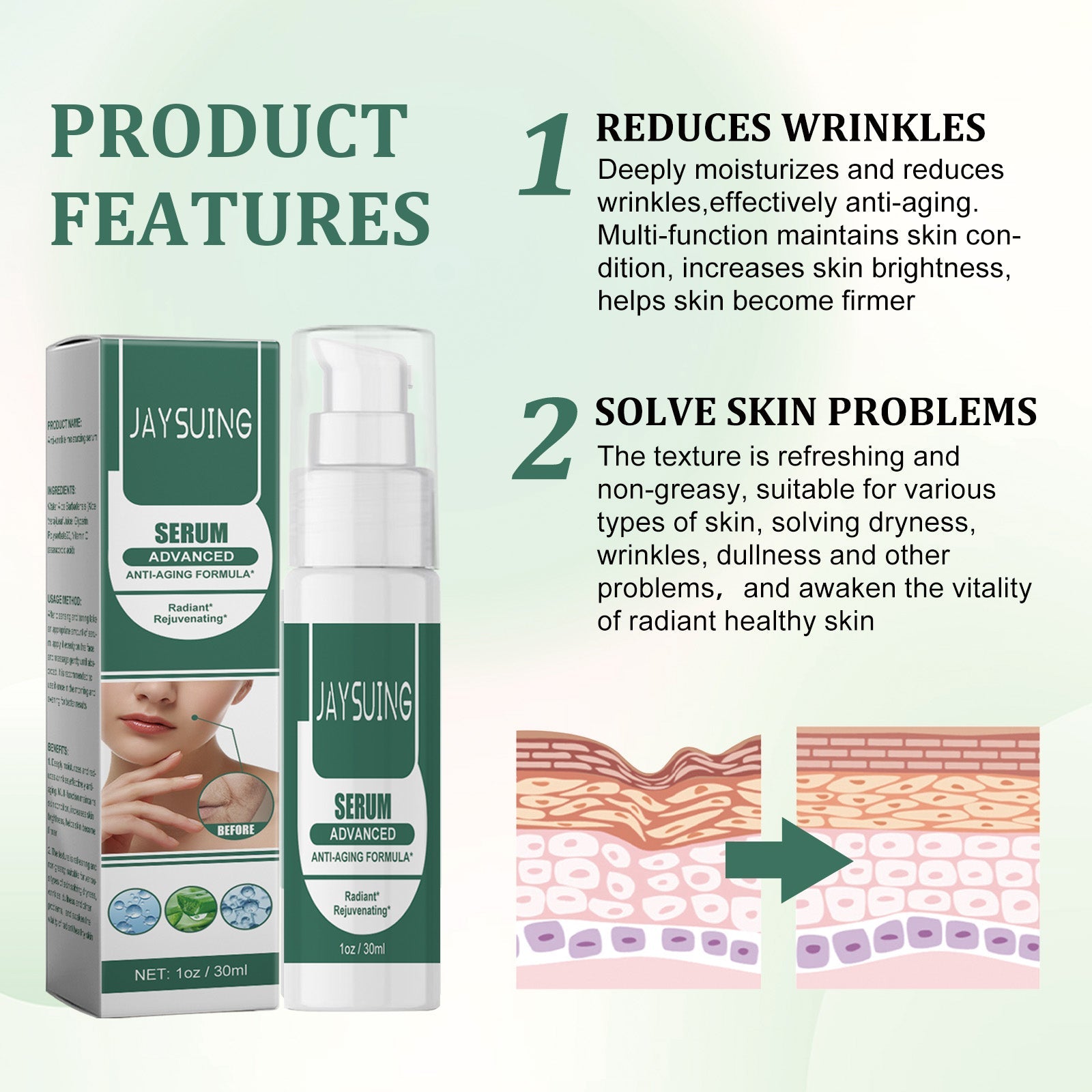 Face Essence Hydrates And Moisturizes Skin With Moisturizing Massage And Repair Skin Face Essence
