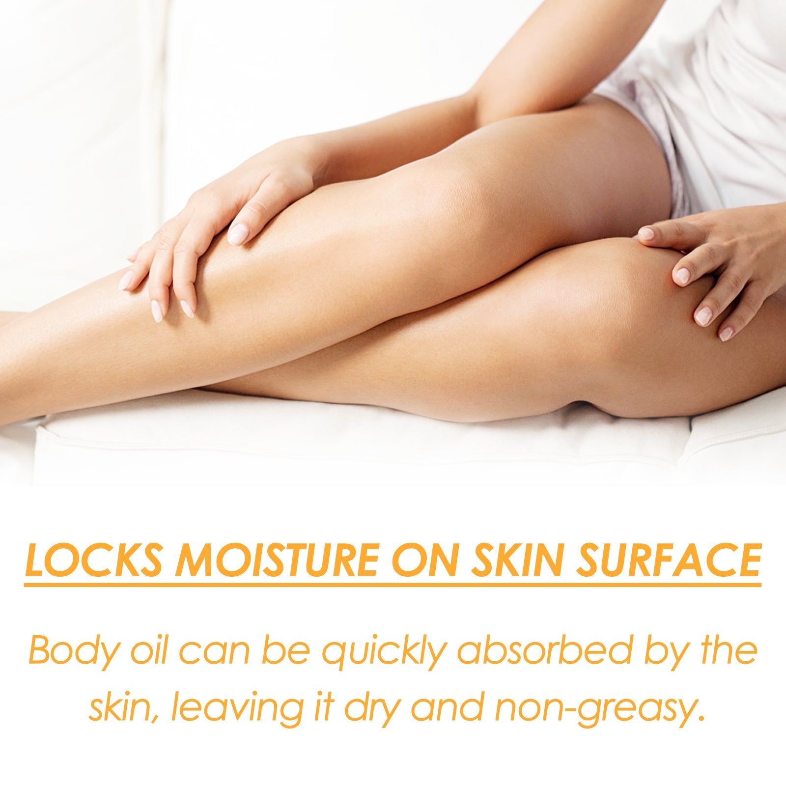 Oceaura Exotic Nourishing Body Oil, Base Oil Fractionated Coconut Oil Body Care Moisturizing Essential Oil