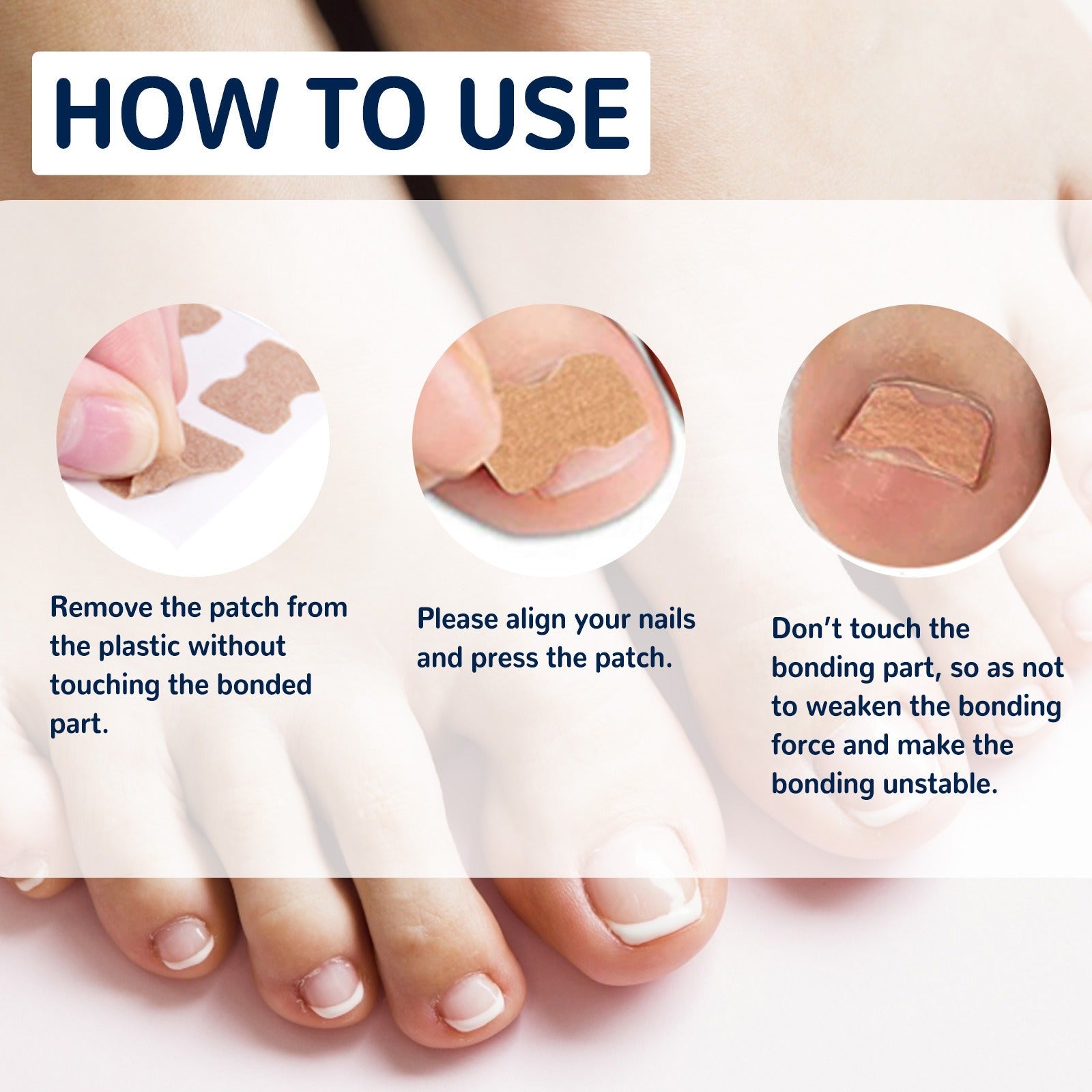 EELHOE patch di correzione del chiodo della punta, miglioramento del chiodo, patch di correzione del chiodo, patch di riparazion