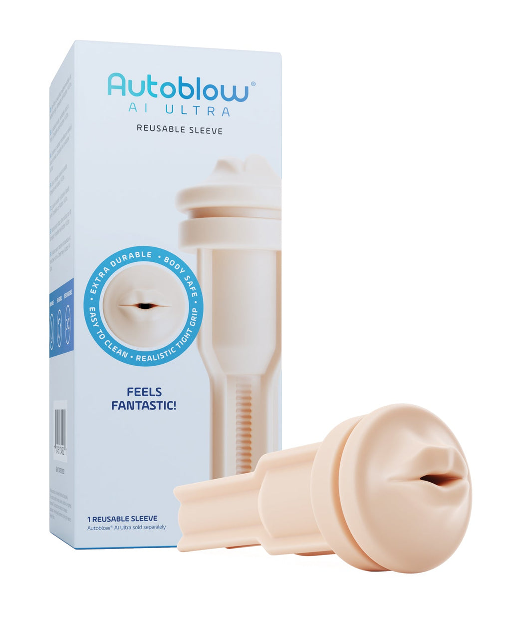 Autoblow AI Ultra Mouth Sleeve Beige