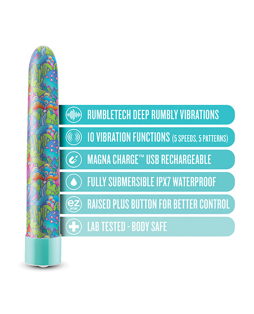 Limited Addiction Utopia 7" Rechargeable Vibe - Aqua