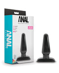 Anal Adventures Basic Anal Plug Medium Black