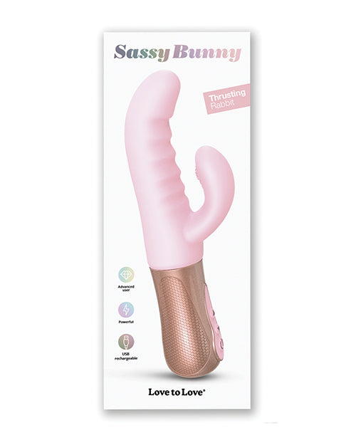 Sassy Bunny Thrusting G-Spot Rabbit - Baby Pink