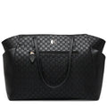 Compass 32L Vegan Leather Monogram Weekender Tote Bag