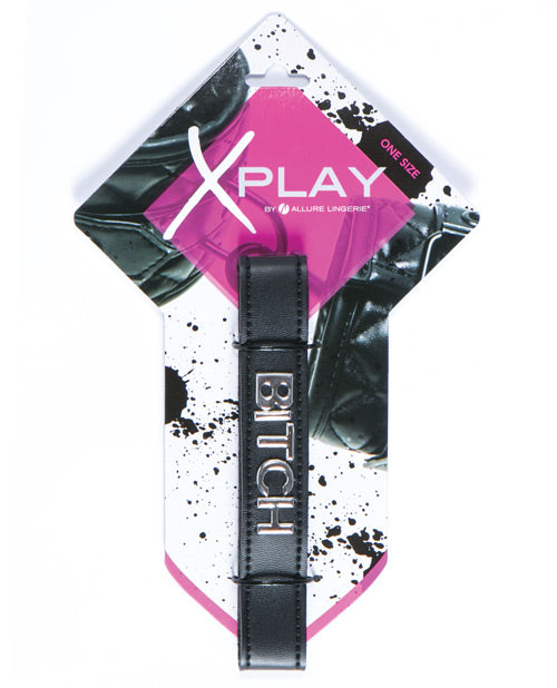 Xplay Talk Dirty To Me Collar - Bitch