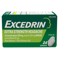 Excedrin Extra Strength Acetaminophen/Aspirin/Caffeine Tablets (24 count)