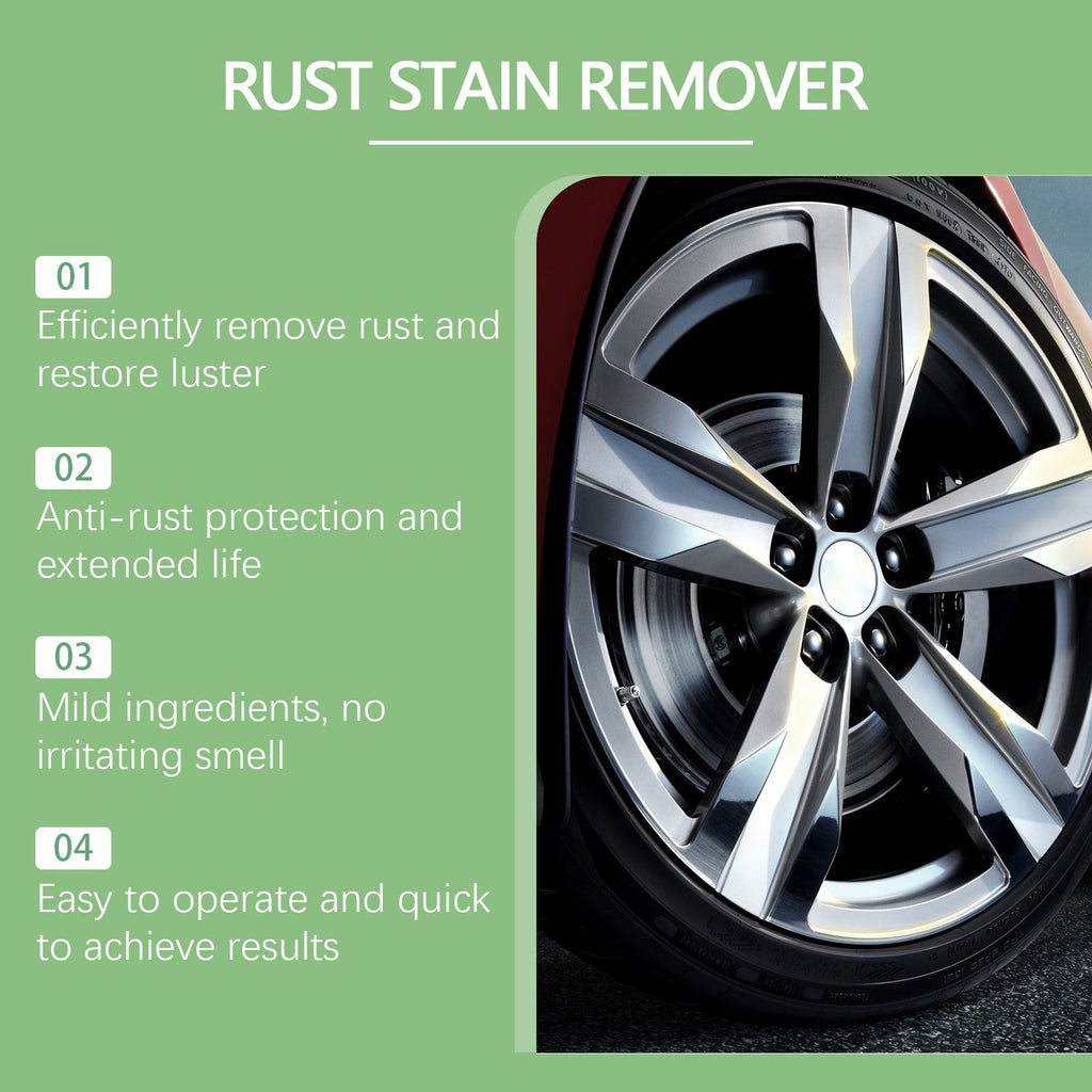 Wheel Hub Rust Removal Spray Car Wheel Cleaning Decontamination Rust Renovation Polishing Maintenance