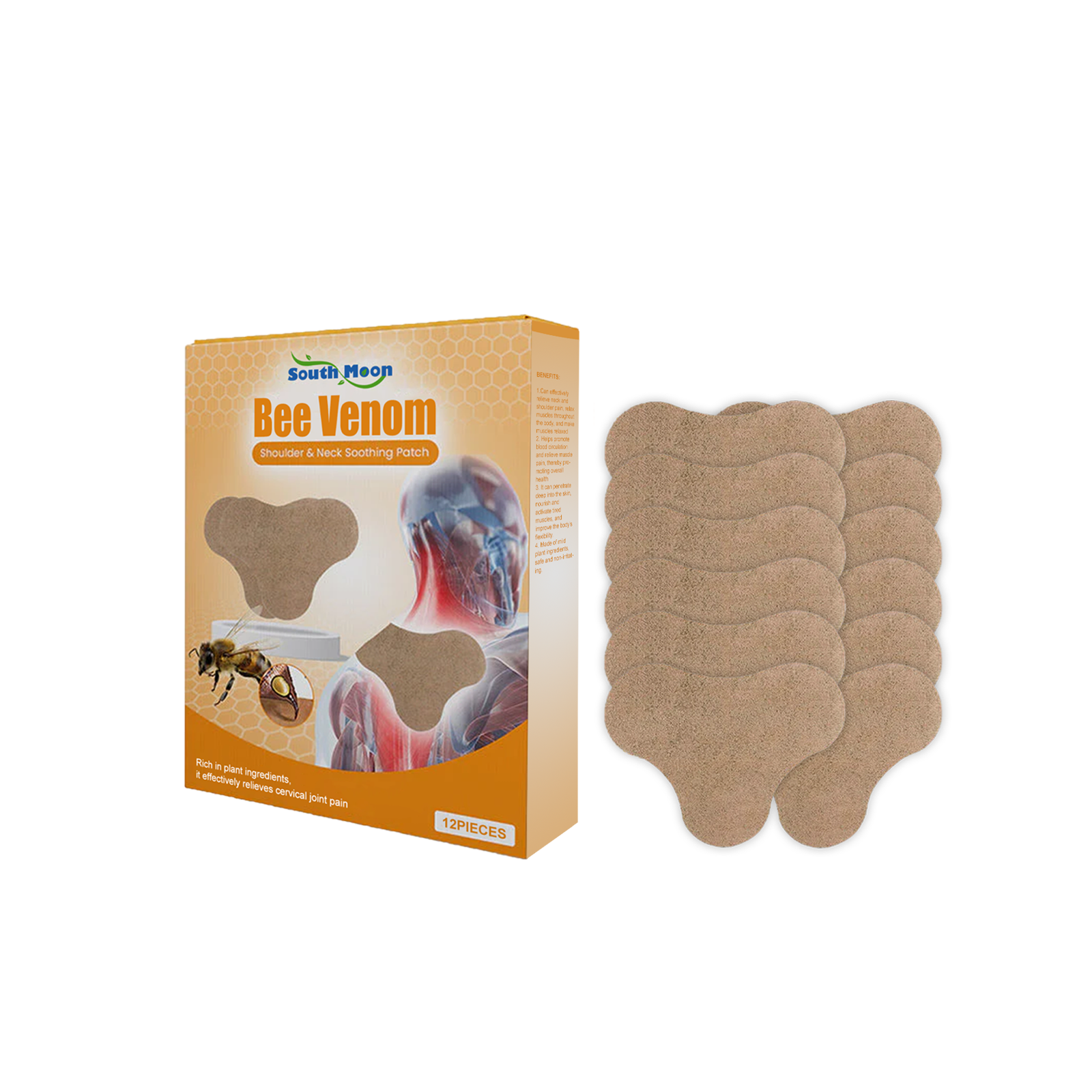 Cervical Pain Relief Patch, Relieve Back Lumbar Shoulder Joint Pain Body Care Patch