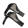 Mountain Bike Ergonomic Vice Handle Claw Handle Aluminum Alloy Grip (A Horn)
