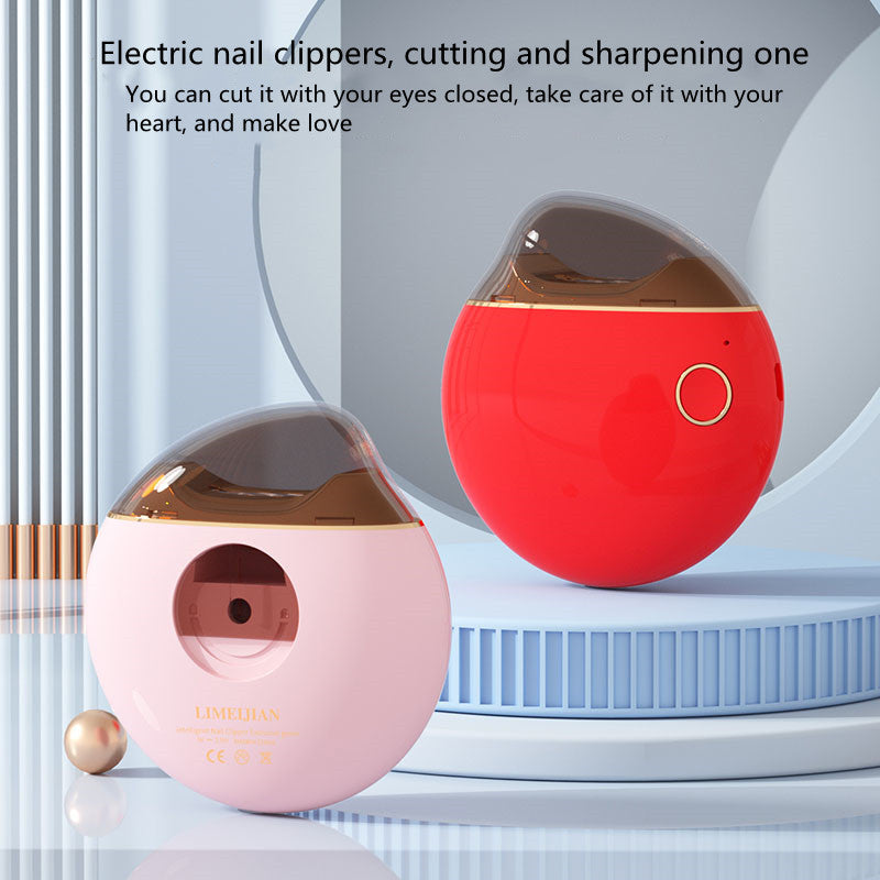 Child Safety Automatic Finger Trimmer Electric Nail Scissors Elderly Splash-proof Home Nail Scissors