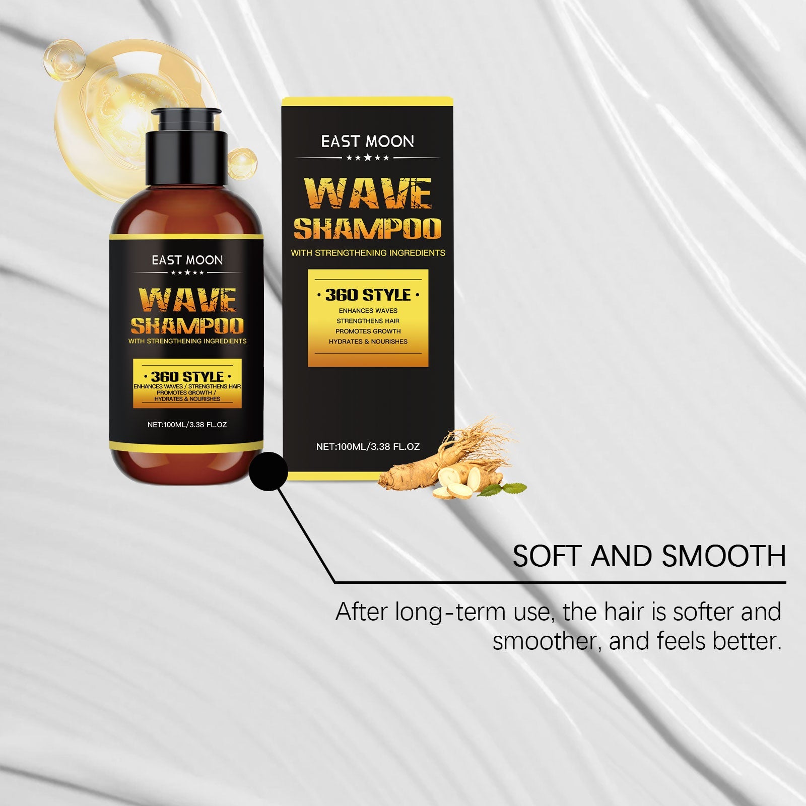 For Men Nourishing Shampoo Nourishing Moisturizing Repair Hydrating Strong, Fluffy Hair Refreshing Hair