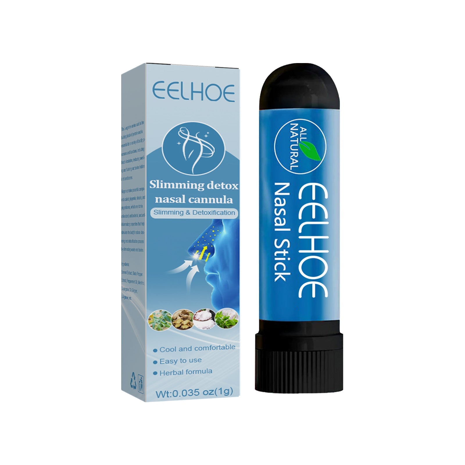 Slimming Nasal Tube Toning Body, Tightening Abdomen, Tightening Thigh Muscles, Refreshing And Refreshing Nasal Tube