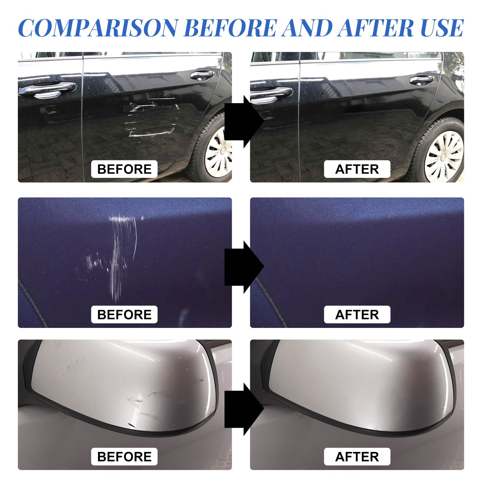 Car Scratch & Swirl Remover, Car Paint Scratches Scratches Repair Cleaning And Polishing Refurbishment Maintenance Kit